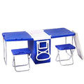 Levede Cooler Box Camping Table Chair Icebox Esky Outdoor Rolling Picnic Beach