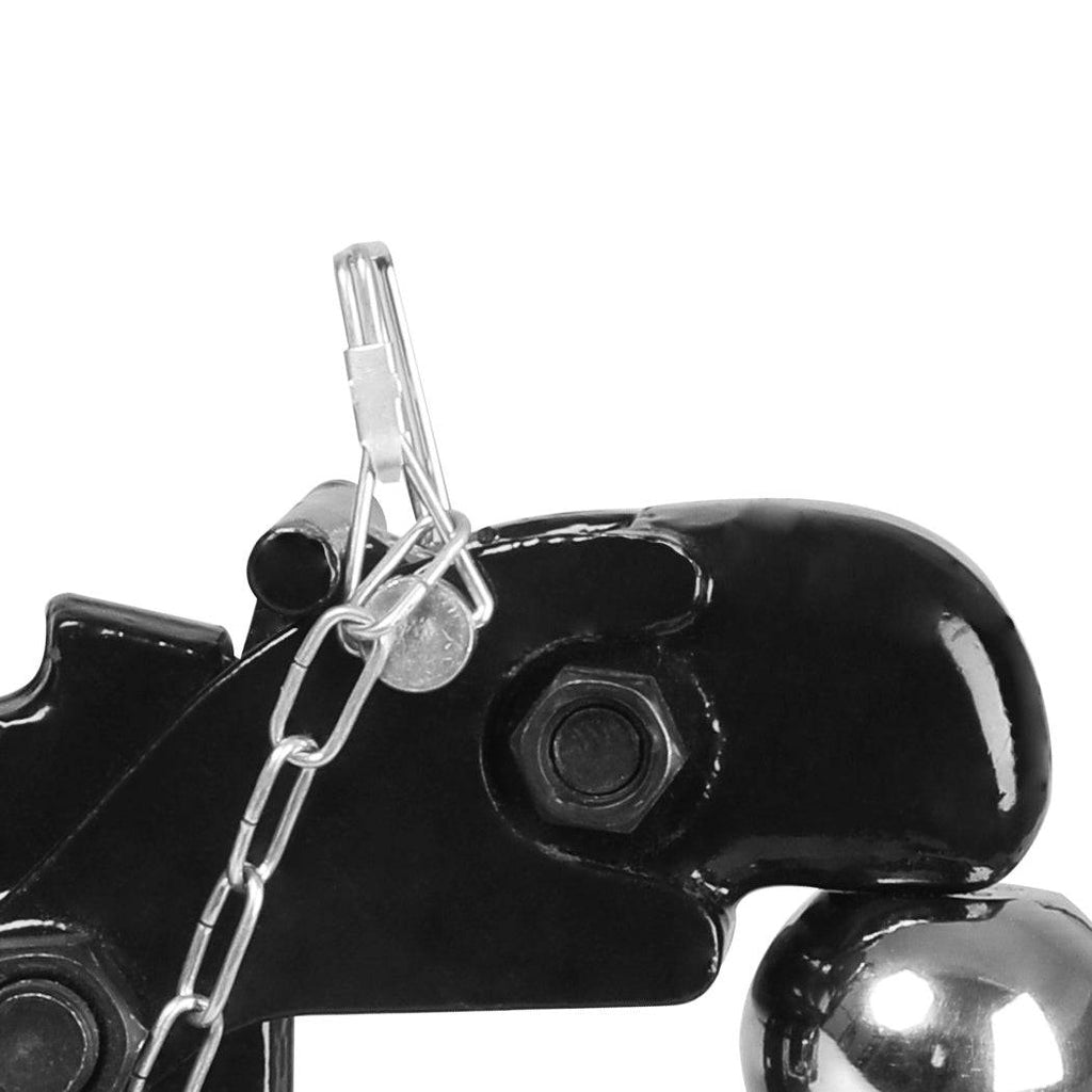 Manan 8Ton Pintle Hook Tow Bar Hitch Ball Combo Receiver Arm Trailer 4WD Caravan