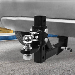 Manan Adjustable Tow Bar Tongue Hitch Towing 2" Ball Mount Caravan Trailer 4WD