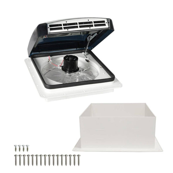 Manan Caravan Roof Vent 12V Hatch Air Exhaust Fan Rain RV Trailer Motorhome