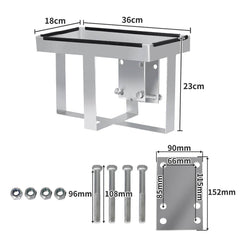 Manan Jerry Can Holder Bolt On 20L 4x4 Galvanized  Steel Camper Trailer Caravan