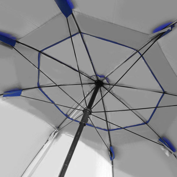 Outdoor Umbrella Beach Umbrellas Sun Shade Weather Patio Garden Shelter 2M Blue