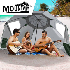 Outdoor Umbrella Beach Umbrellas Sun Shade Weather Patio Garden Shelter Tilt 2M