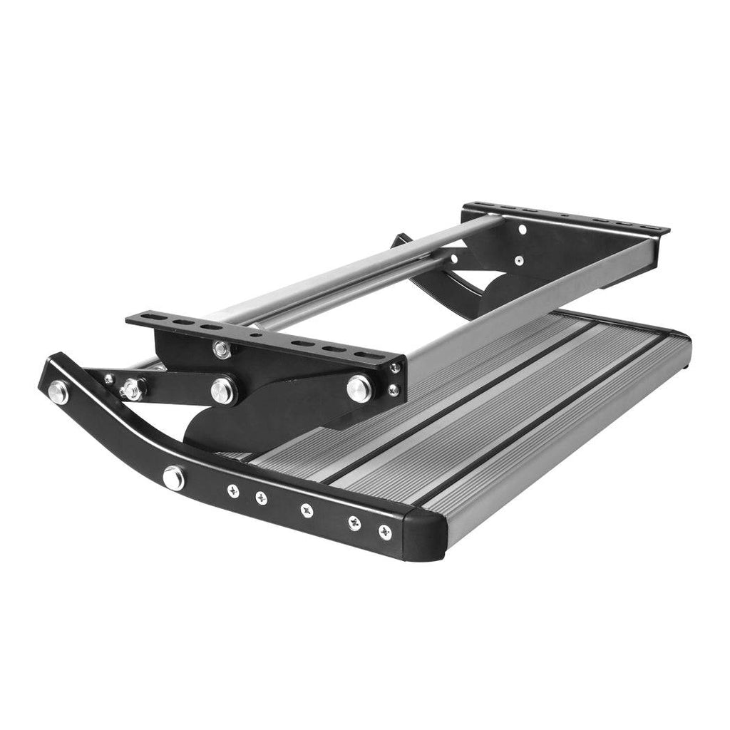 Traderight Caravan Step Aluminum Pull Out Folding Ladder Stool Trailer RV Parts