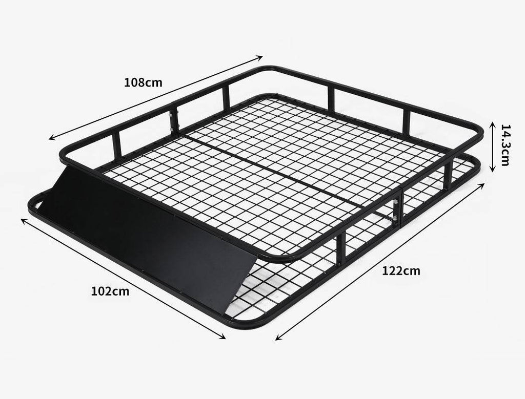 Universal Roof Rack Basket Heavy duty  Steel Luggage Carrier Cage Vehicle Cargo