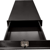 Under Tray Body Tool Box Trundle Drawer 1500 Long UTE Truck ToolBox Black