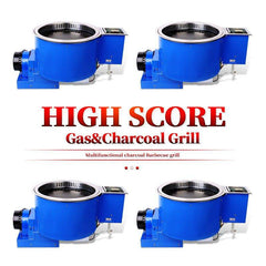 LPG portable crystal gas grill smoker Japanese korean butane  stove charcoal and gas grill bbq