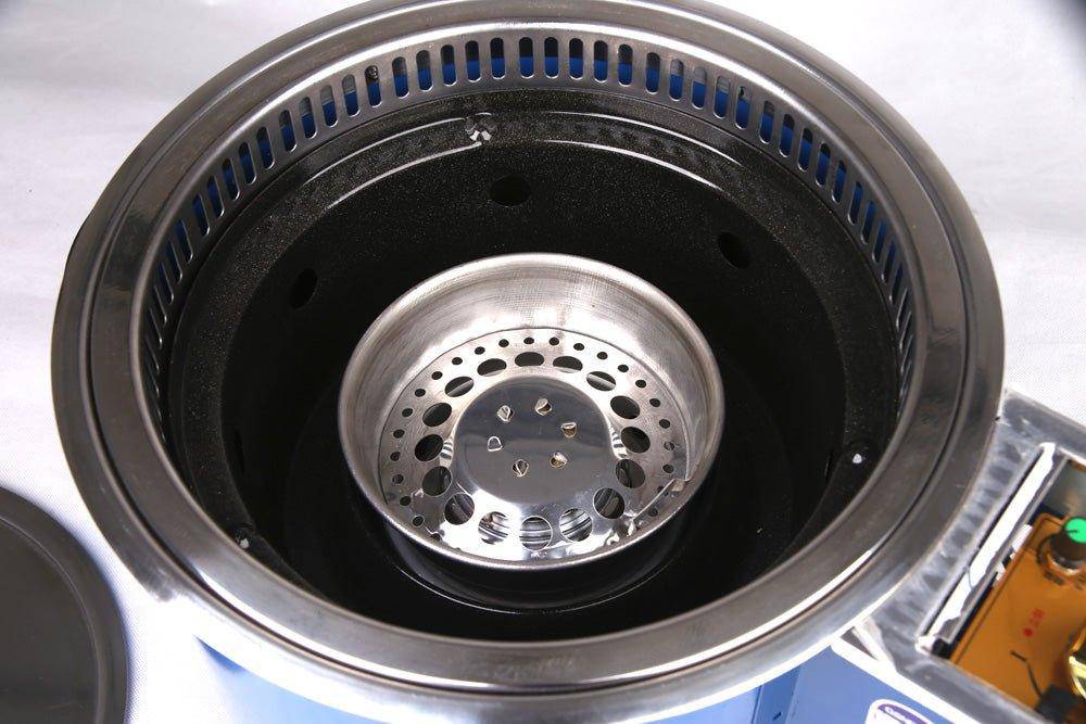 LPG portable crystal gas grill smoker Japanese korean butane  stove charcoal and gas grill bbq
