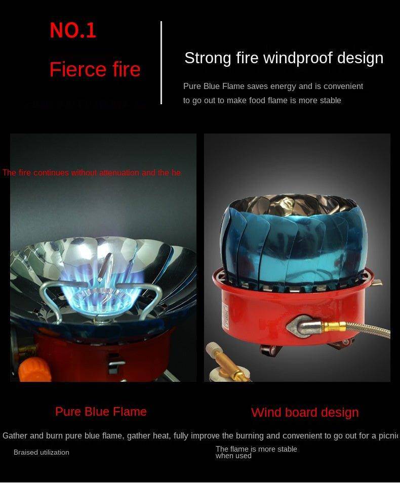 stoves outdoor portable windproof lotus gas stove head camping stove picnic fishing drive trip travel accessories