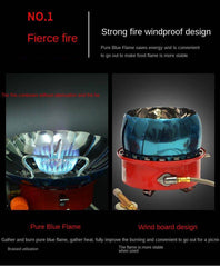 stoves outdoor portable windproof lotus gas stove head camping stove picnic fishing drive trip travel accessories