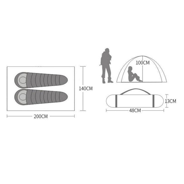 Hewolf HW-Z1595 Outdoor Ultralight Tent