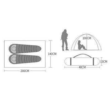 Hewolf HW-Z1595 Outdoor Ultralight Tent