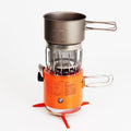 Cheap outdoor MINI 1000W manual ignition ice fishing propane gas stove removable outdoor stove for camping traveling
