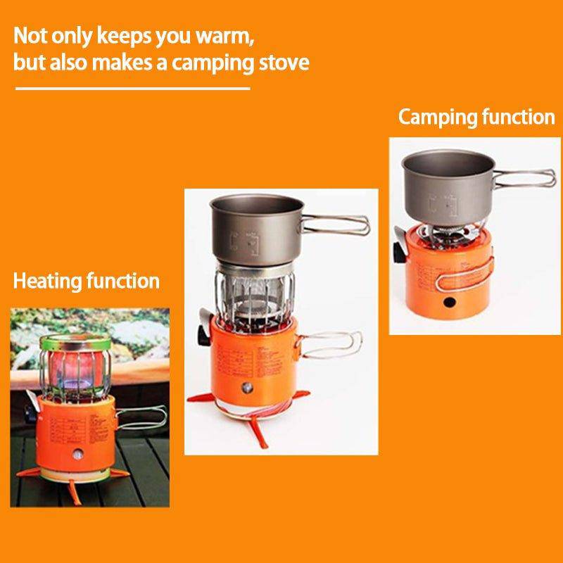 Cheap outdoor MINI 1000W manual ignition ice fishing propane gas stove removable outdoor stove for camping traveling