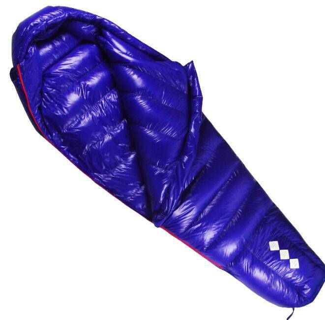 Outdoor Camping Goose down ultra lightweight Single Mummy Sleeping Bag