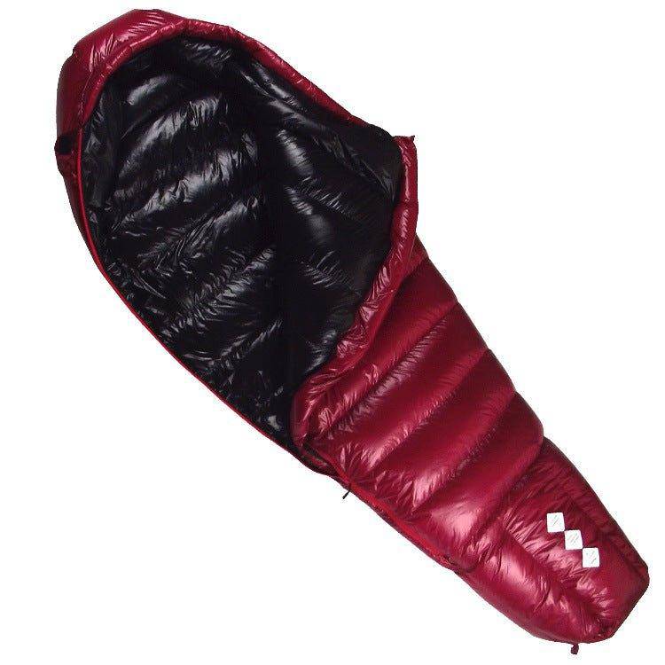 Outdoor Camping Goose down ultra lightweight Single Mummy Sleeping Bag