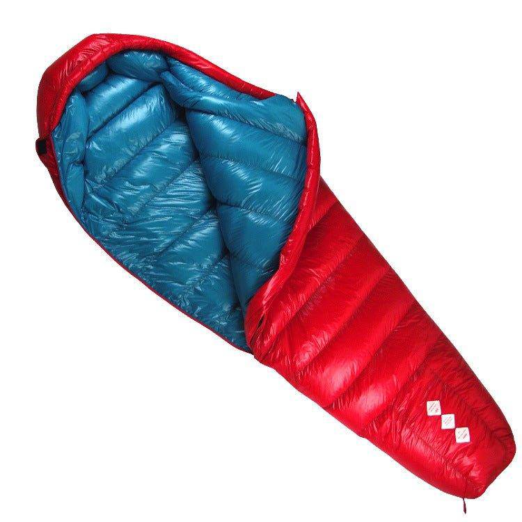 Outdoor Camping Goose down ultra lightweight Single Mummy Sleeping Bag