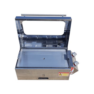 Sizzler Deluxe 2.0 Stainless Steel Portable BBQ With High Lid