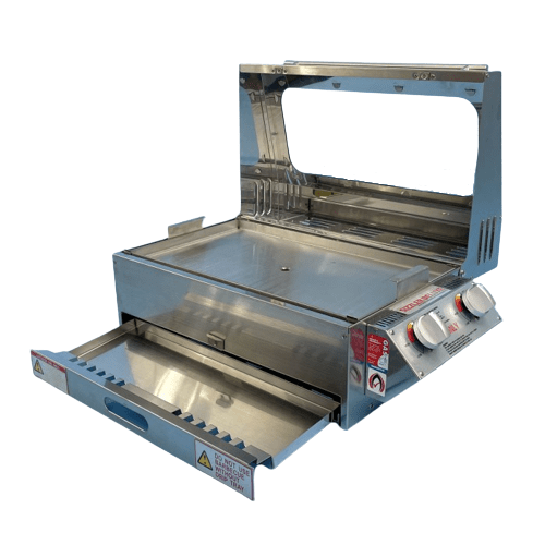 Sizzler Deluxe 2.0 Stainless Steel Portable BBQ With High Lid
