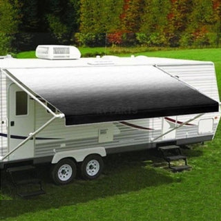 Carefree Freedom 12V Motorised 4.5M Black Box Awning - Silver Shale Fade