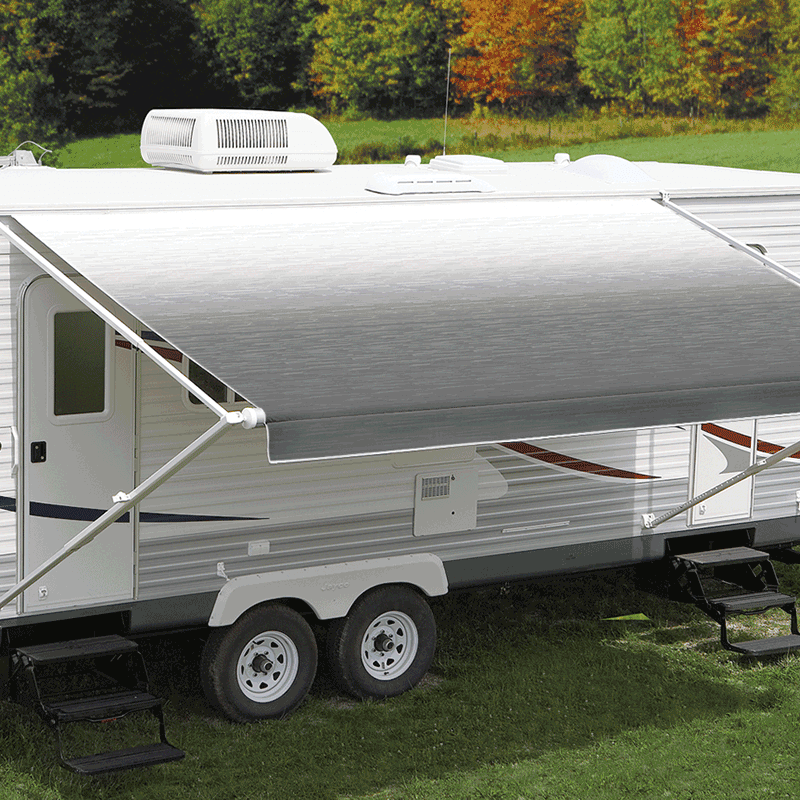 Carefree 15Ft Eclipse 12V Silver Shale Fade Awning
