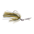 Dekoi 7gm Bladed Swim Jig, Chatterbait, Camo Green, 2 pack