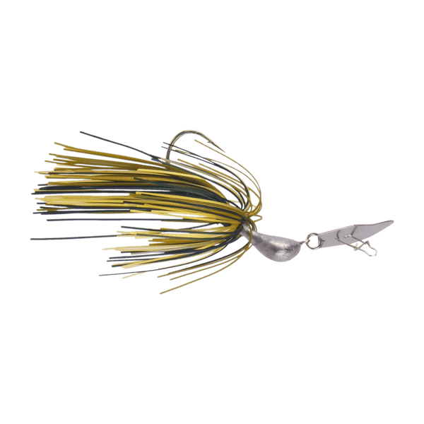 Dekoi 7gm Bladed Swim Jig, Chatterbait, Camo Green, 2 pack