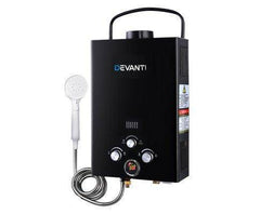 Devanti Portable Gas Water Heater 8LPM Outdoor Camping Shower
