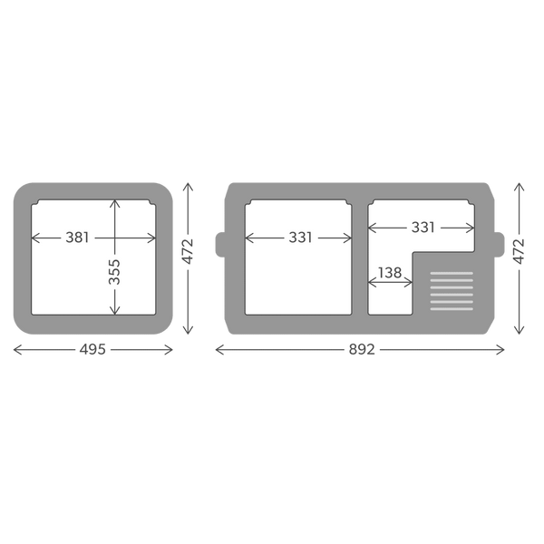 Dometic CFX3 75DZ Portable Fridge/Freezer