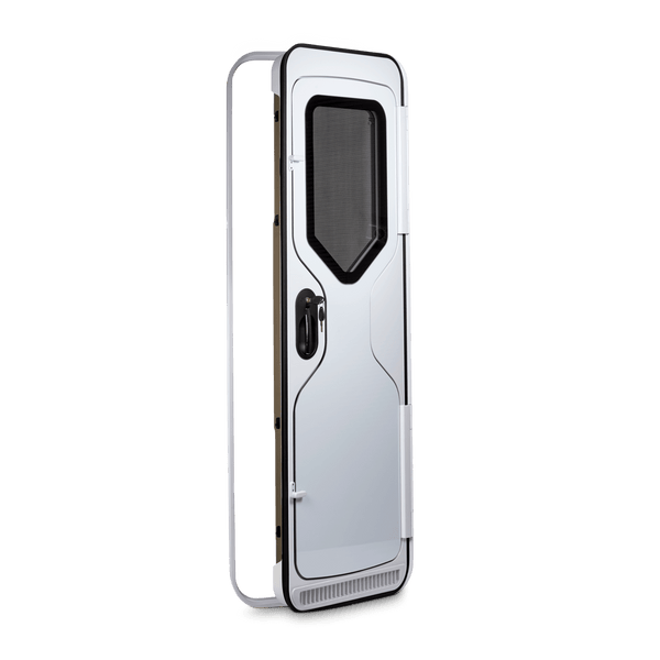 Dometic CARAD Caravan Door H1750 mm RH Aluminium, Vented | Grey