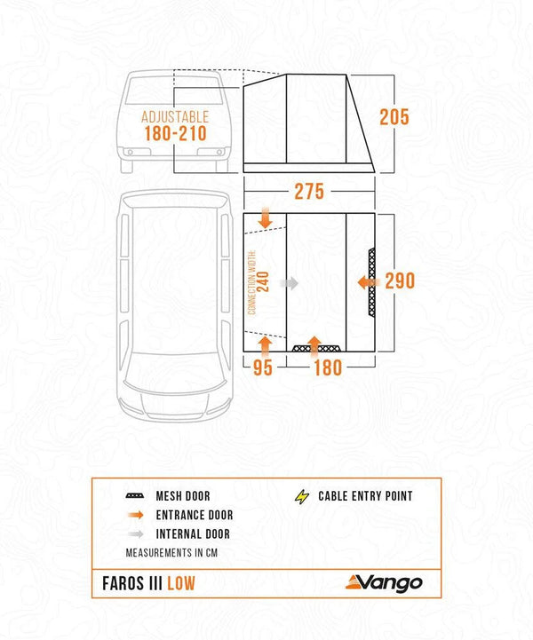 Vango Faros III Awning Low -11.20kg by Vango