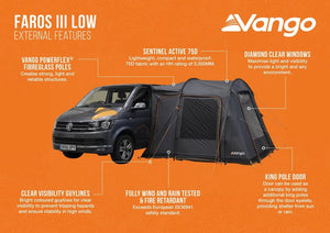 Vango Faros III Awning Low -11.20kg by Vango
