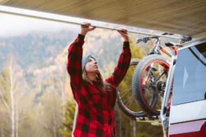 F35 PRO 250 Royal Grey Awning - 2.53 meters by Fiamma