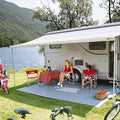Fiamma F45 L 500 (5.0M) Royal Grey Awning 06530A01R (Polar White Casing)