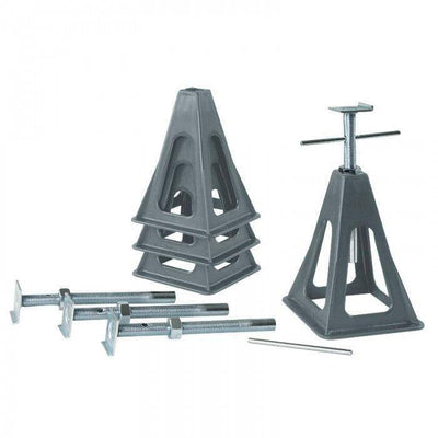 Fiamma Set Of 4 Plastic Stakka Jacks - Grey