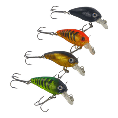 Finesse Chisana Crankbait, Green Bandit, 45mm