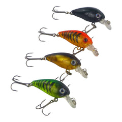 Finesse Chisana Crankbait, Tiger Stripe, 45mm