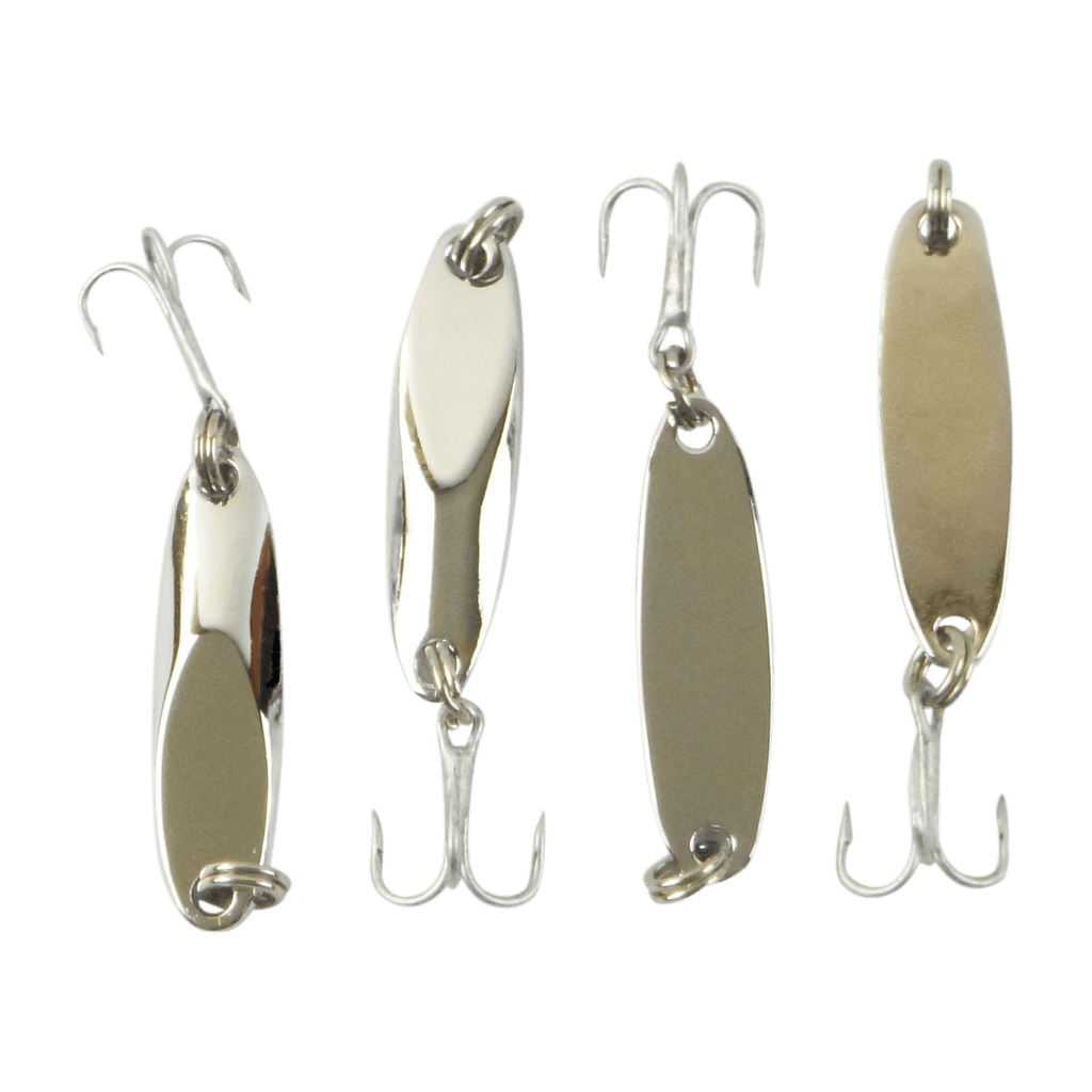 Finesse Chrome Kaster Jig, 3 Grams, Pack of 4 Jigs.