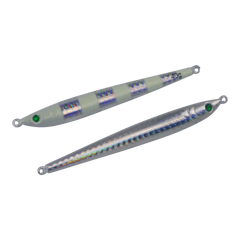 Finesse Pencil Jig, 40gm, Lumo Silver, 2 pack