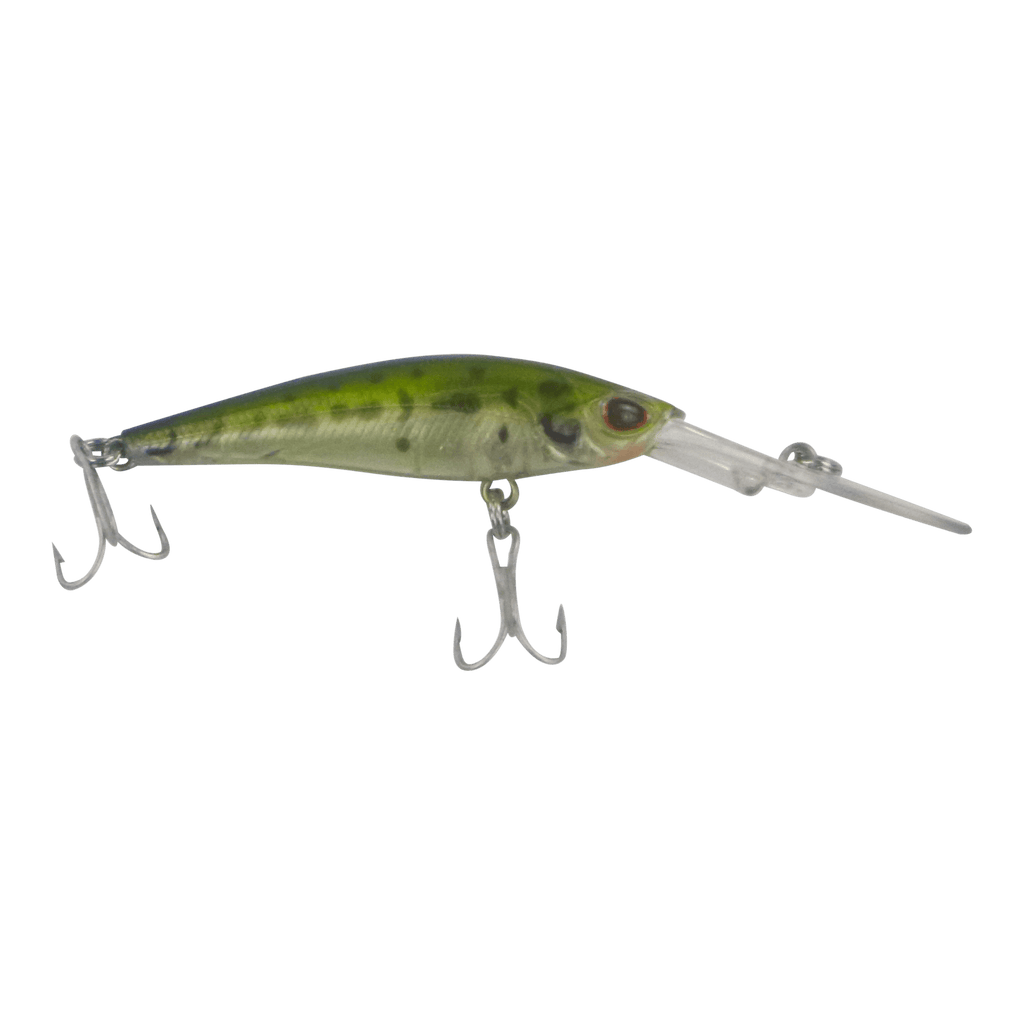 Finesse Wobbler Diving Lure, Olive Camo, 90mm