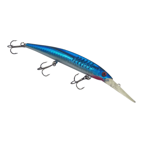 Finesse 'Flash Minnow' Blue Flash, 150mm Deep Diving Lure