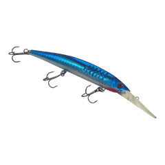Finesse 'Flash Minnow' Blue Flash, 150mm Deep Diving Lure
