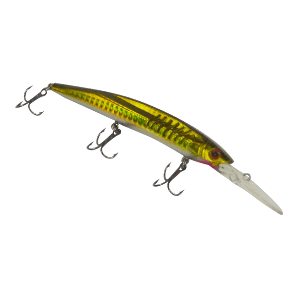 Finesse 'Flash Minnow' Gold Flash, 150mm Deep Diving Lure
