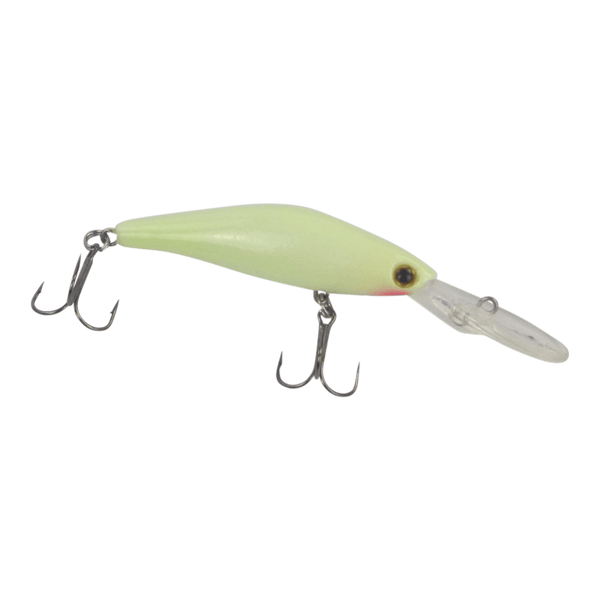 Finesse Longlip Minnow, Albino Blush, 90mm