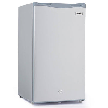 GECKO 95L Portable Upright Fridge Freezer Camping Caravans Bar Fridges Refrigerator 12V/24V