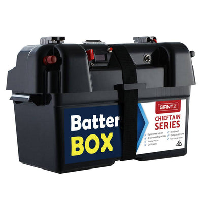 GIANTZ Battery Box 12V Camping Portable Deep Cycle AGM (Standard)