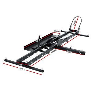 Giantz Motorcycle Carrier 2 Arms Rack Ramp Motorbike Dirt Bike 2