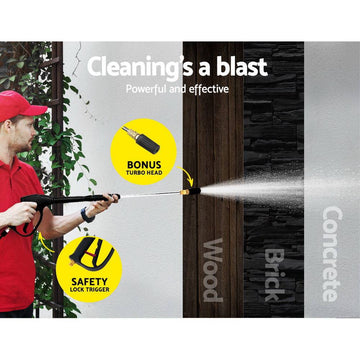 Giantz 4800PSI Petrol High Pressure Washer 20m Hose Gurney