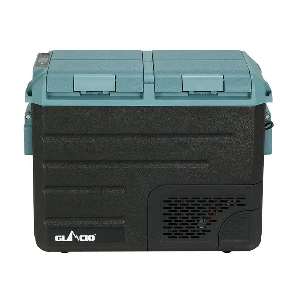 Glacio 50L Portable Fridge Freezer 12V/24V/240V Caravan (PFN-E-CLXL-L-BK)
