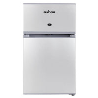 Glacio 65L Portable Fridge Bar Freezer Cooler Upright 12V/24V/240V Caravan Car Silver